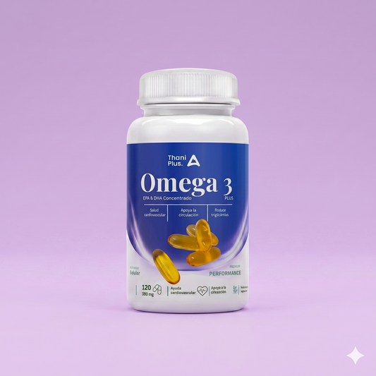 Omega 3 Concentrado ThaniPlus - Soporte Cardiovascular y Cognitivo
